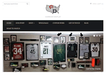 Tablet Screenshot of gamedaydisplay.com